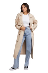 Womens Jetz Jackets Vests: Eve Trench Coat