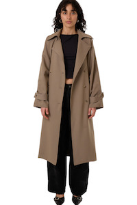 Womens Jetz Jackets Vests: Cache Trench Coat