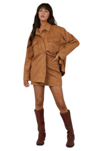 Womens Jetz Jackets Vests: Dallas Suede Jacket