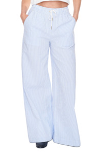 Cruise Lounge Pant - Ice Blue Stripe