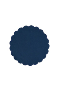 Stonewashed Scalloped Placemat