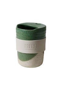 Kitchen Drinkware: Travel Cup - Green Dipped W/Band - The Wanderer