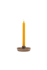Living Candles Home Fragrance: Household Taper Candle - Yellow