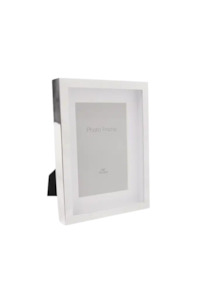 Picture Frame Chrome White - 4x6