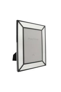Picture Frame Mirror Black - 5x7