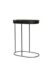 Arlo Tray Table - Black & Green