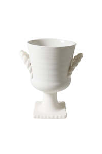 Living Vases Ornaments: Florence Vase - Trophy Life Vintage White