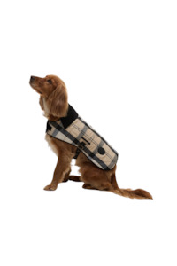Living Pet Accessories: Tartan Dog Coat - Safari Tartan