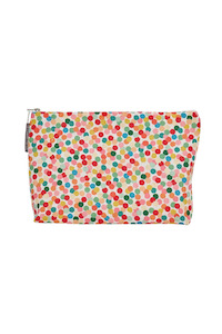 Bed Bath Accessories: Linen Cos Bag - Confetti