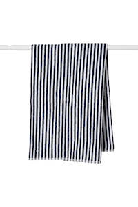 Bed Bath Towels: Wide Stripe Cotton Bath Towel