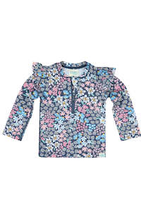 Children: Ripple Swim Onesie - Wattle Dusk