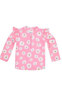 Children: Ripple Swim Onesie - Daisy Watermelon