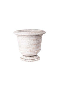 Urn Planter Rustic White
