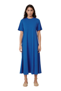 Kowtow: T-Shirt Swing Dress - Azure