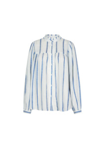 Lollys Laundry: Cara Shirt LS - Neon Blue