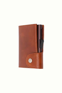 Mens Accessories: Tanned Wallet XL - Macchiato Tan