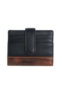 Mens Leather Streamlined Tab Wallet