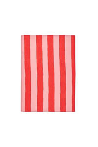 Linen Tea Towel - Red Stripe