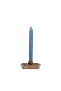 Household Taper Candle - Lake Blue