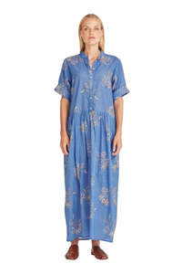 Sills: Monica Dress - Blue Print
