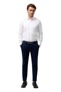 Brooksfield: Luxe Woven Shirt Slim Fit