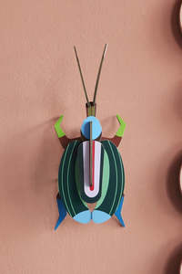 Wall Art Beetles - Green Fig Beetle