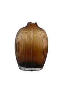 Fleur Shoulder Vase - Amber