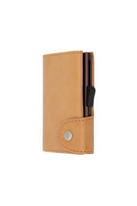 Mens: Tanned Wallet - Saddle