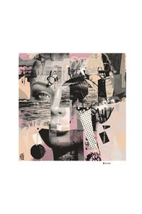 Womens Scarves Gloves: The DH x Joel Hart Form Silk Scarf