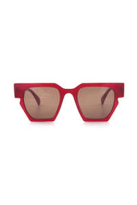 Homage Sunglasses - Rouge with Brown