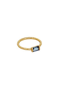 Pia Polished Ring - Topaz