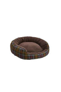 Living: Dog Snuggle Bed 30" - Classic Tartan