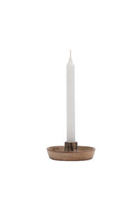 Household Taper Candle - White