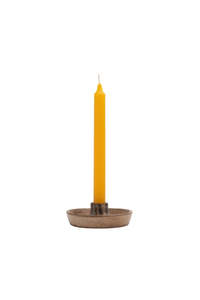 Household Taper Candle - Yellow