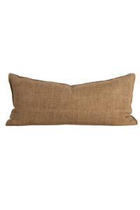 Living Cushions Throws: Flaxmill Cushion - Fenugreek