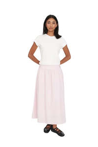 Huffer: Stripe Ashton Skirt - Petal Stripe