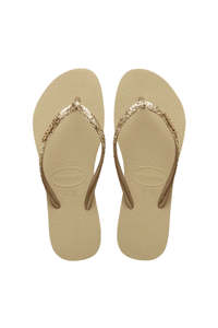 Slim Glitter II Logo Metallic - Gold