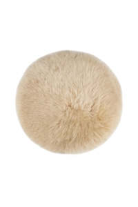 Longwool Standard Round Seat Pad - Nappa