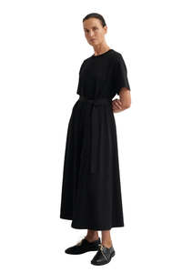 Kowtow: T-Shirt Swing Dress - Black