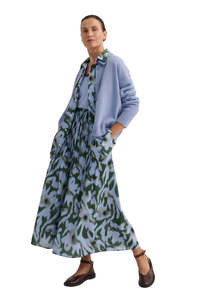 Kowtow: Poet Skirt - Misty Floral