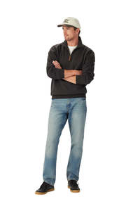 R M Williams: Mulyungarie 1/4 Zip Sweatshirt - Charcoal