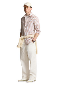 Mens Sale: Striped Linen Shirt