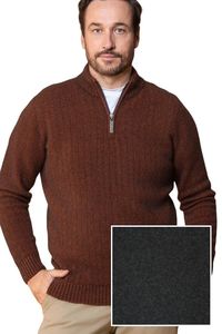 Sefton Half Zip - Charcoal