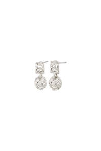 Fire Earrings - Silver