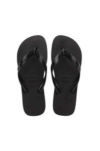 Womens Accessories: Jandal Top - Black