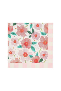 Dining: Paper Napkins - Meadow Blush 20pcs