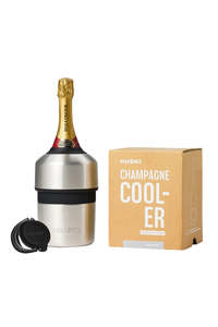 Kitchen Drinkware: Huski Champagne Cooler - Brushed Stainless