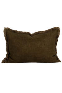 Living Cushions Throws: Dover Cushion - Leaf