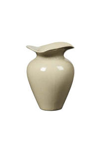 Vase Florentina - Glossy Beige