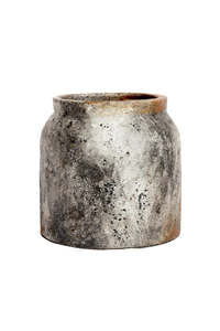 Living Vases Ornaments: Pot Echo - Rust Grey
